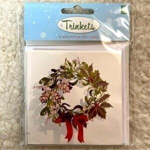 Trinkets “Elegant Sleigh” 3 Pack Mini Pop-Up Gift Cards